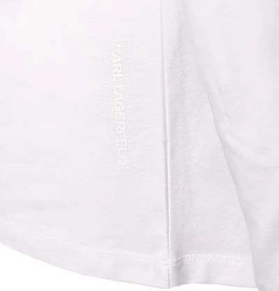 KARL LAGERFELD Longsleeve 755031/0/512221/10 Baumwolle, Weiß – Bild 5