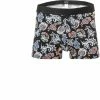 HOM Boxer Briefs Eddie 402299/P004 Trunk, Baumwoll-Stretch, Schwarz-multicolor , Schwarz
