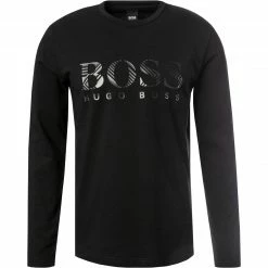 BOSS Longsleeve Togn2 50462871/001 Baumwolle, Schwarz