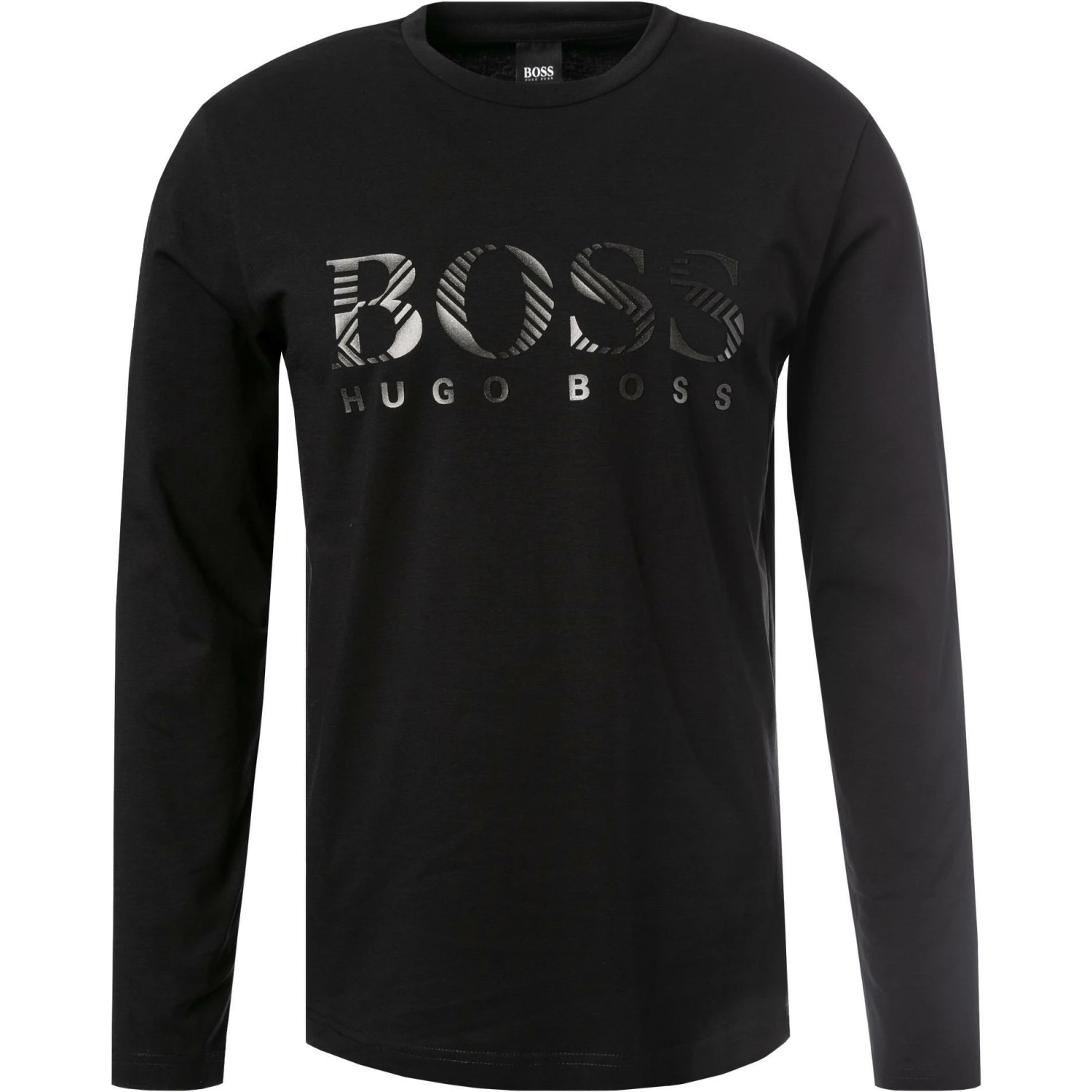 BOSS Longsleeve Togn2 50462871/001 Baumwolle, Schwarz
