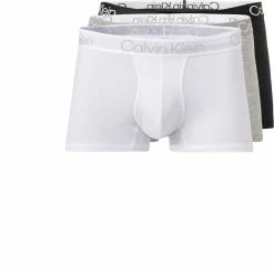 Calvin Klein Underwear Calvin Klein Trunks 3er Pack NB2970A/UW5 Baumwoll-Stretch, Weiß-grau-schwarz