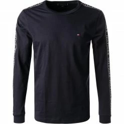 Tommy Hilfiger T-Shirt MW0MW20355/DW5 Longsleeve, Bio Baumwolle, Nachtblau