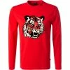 BOSS Longsleeve Talley 50471864/623 Baumwolle, Rot