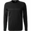 BOSS Longsleeve Togn Tape 50462863/001 Baumwolle, Schwarz