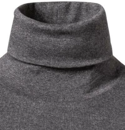 Marc O'Polo Longsleeve 220 2202 52354/969 Rollkragenshirt, Bio Baumwolle, Grau – Bild 3