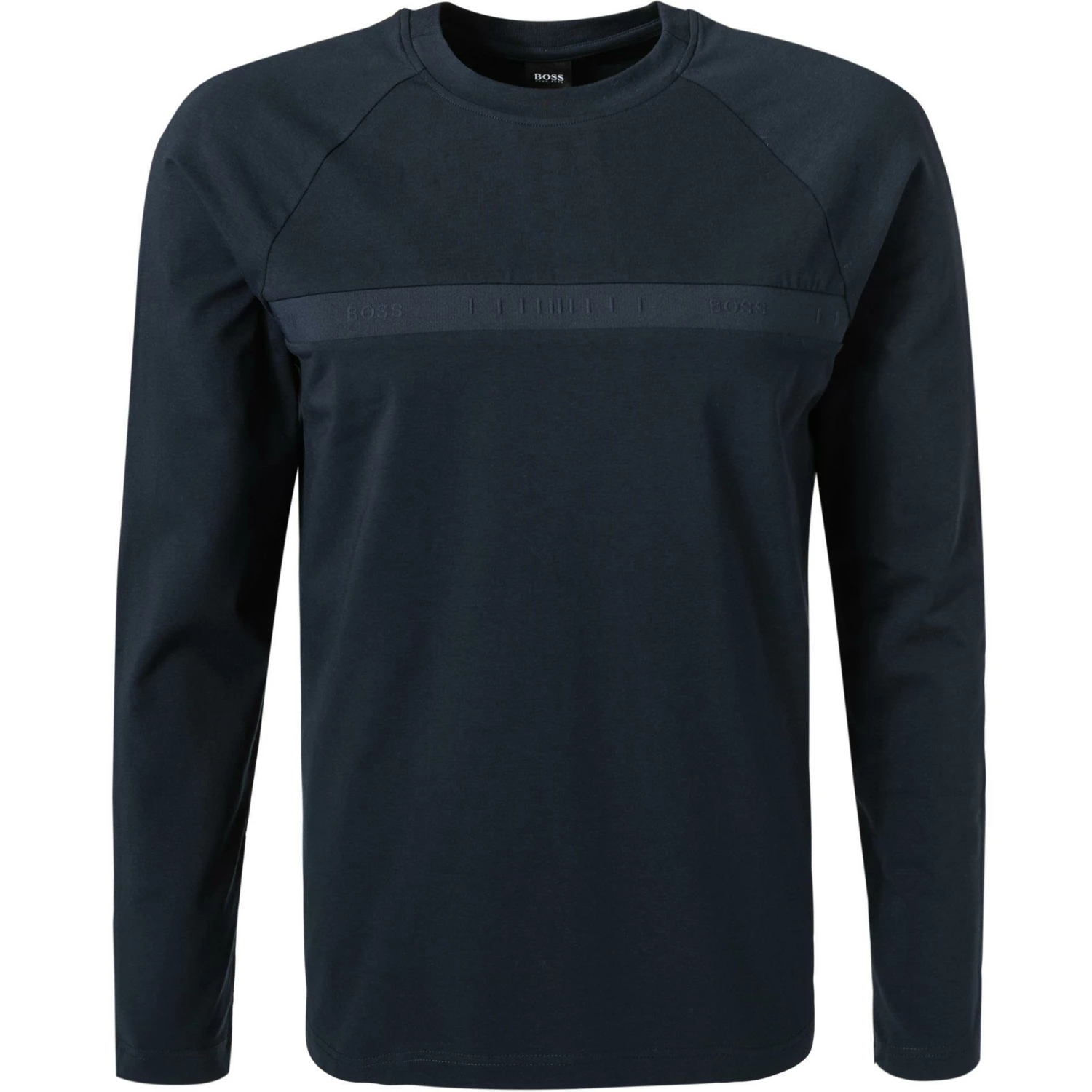 BOSS Longsleeve Togn Tape 50462863/410 Baumwolle, Navy