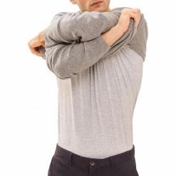 Mey Hybrid-T-Shirt 30037/620 Hybrid T-Shirt iQ-T, COOLMAX® geruchshemmend, Grau meliert, Hellgrau