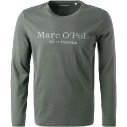 Marc O'Polo Longsleeve 220 2220 52152/451 Baumwolle, Moosgrün