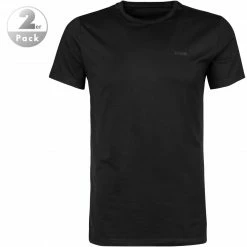 JOOP! T-Shirt 2er Pack-R 30030787/001 T-Shirts, Baumwoll-Stretch, Schwarz