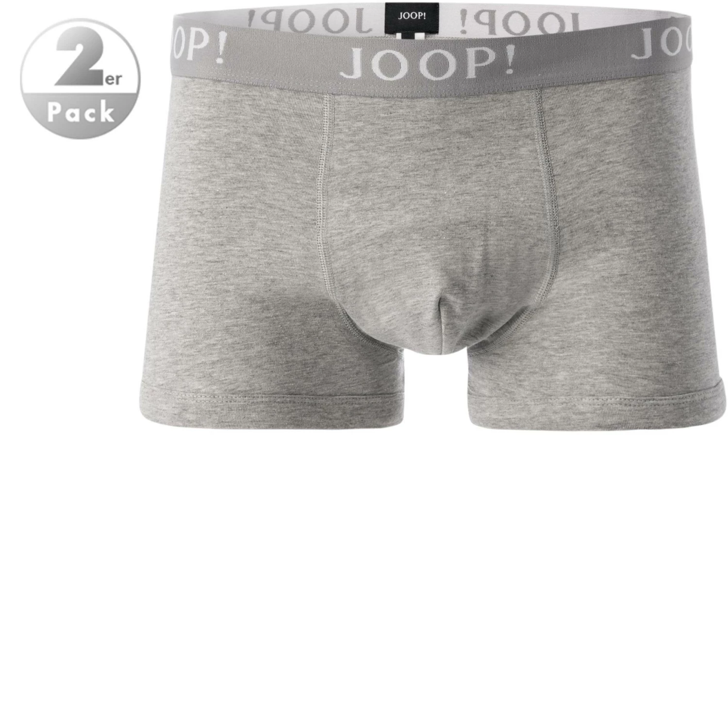 JOOP! Boxer 3er Pack 30030784/041 Trunks, Baumwoll-Stretch, Hellgrau meliert , Hellgrau