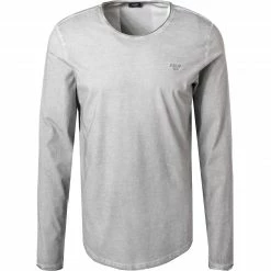 JOOP! Longsleeve Carlos 30021901/044 Modern Fit, Baumwolle, Hellgrau meliert, Hellgrau