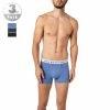 Polo Ralph Lauren Trunks 3er Pack 714830299/025 Baumwoll-Stretch, Grau-blau meliert, Blau-graphit-denim