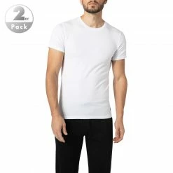 Polo Ralph Lauren T-Shirt 2er Pack 714835960/002 T-Shirts, Baumwoll-Stretch, Weiß