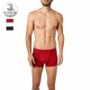 Polo Ralph Lauren Trunks 3er Pack 714835885/008 Baumwoll-Stretch, Navy-rot-weiß, Rot-weiß-navy