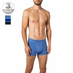 Polo Ralph Lauren Trunks 3er Pack 714835885/009 Baumwoll-Stretch, Blau, Navy-saphir-blau