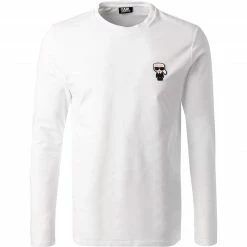 KARL LAGERFELD Longsleeve 755028/0/512221/10 Baumwolle, Weiß