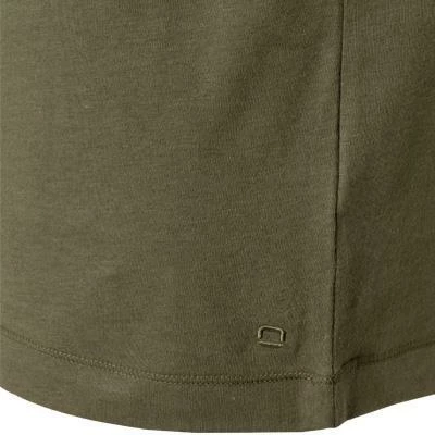 OLYMP Casual Modern Fit T-Shirt 5600/14/47 Longsleeve, Baumwolle, Olivgrün, Oliv – Bild 4