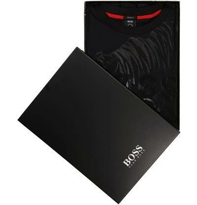 BOSS Longsleeve Togn Iconic 50463004/001 Relaxed Fit, Bio Baumwolle, Schwarz – Bild 2