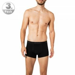 JOOP! Boxer 3er Pack 30030784/001 Trunks, Baumwoll-Stretch, Schwarz