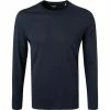 OLYMP Casual Modern Fit T-Shirt 5600/14/18 Longsleeve, Baumwolle, Marineblau, Marine