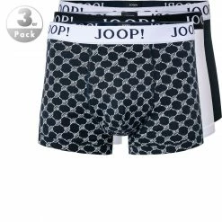 JOOP! Boxer Shorts 3er Pack 30029930/962 Trunks, Baumwoll-Stretch, Blau-nachtblau-weiß, Blau-weiß-nachtblau