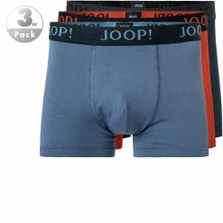 JOOP! Boxer Shorts 3er Pack 30029929/961 Trunks, Baumwoll-Stretch, Rot-blau-navy