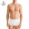 Seidensticker Trunk 2er Pack 12.200006/0001 Trunks, Baumwolle, Weiß