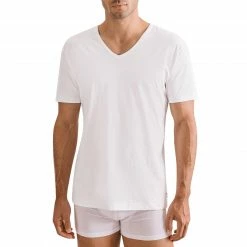 Seidensticker T-Shirt 12.200011/0001 Baumwoll-Stretch, Weiß