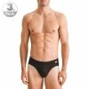 Seidensticker Brief 3er Pack 12.200012/0039 Slips, Baumwoll-Bambus-Stretch, Schwarz