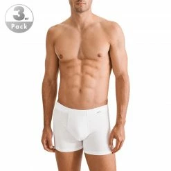 Seidensticker Trunk 3er Pack 12.200013/0001 Trunks, Baumwoll-Bambus-Stretch, Weiß