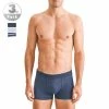 Seidensticker Trunk 3er Pack 12.200018/0019 Trunks, Baumwoll-Stretch, Navy-hellblau gestreift, Navy
