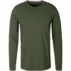 Tommy Hilfiger Longsleeve MW0MW10804/MBO Slim Fit, Bio Baumwolle, Tannengrün