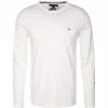 Tommy Hilfiger Longsleeve MW0MW09096/YBR Bio Baumwolle, Weiß