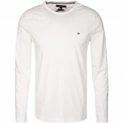 Tommy Hilfiger Longsleeve MW0MW09096/YBR Bio Baumwolle, Weiß