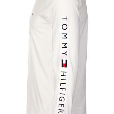 Tommy Hilfiger Longsleeve MW0MW09096/YBR Bio Baumwolle, Weiß – Bild 4