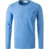 American Vintage T-Shirt MBYSA18/bleuet Longsleeve, Baumwolle, Bleu meliert