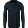 van Laack Longsleeve 180031/M-PINO-L/790 Baumwolle, Nachtblau
