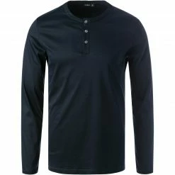 van Laack Longsleeve 180031/M-PINO-L/790 Baumwolle, Nachtblau