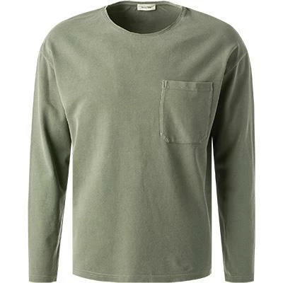 American Vintage Longsleeve MPYR02B/olive vintage Baumwolle, Olivgrün meliert – Bild 2