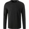OLYMP Casual Modern Fit T-Shirt 5600/14/68 Longsleeve, Baumwolle, Schwarz