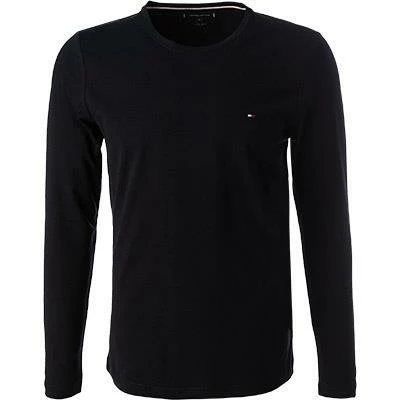 Tommy Hilfiger Longsleeve MW0MW10804/DW5 Slim Fit, Bio Baumwolle, Nachtblau – Bild 2