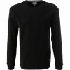 TOMMY JEANS Longsleeve DM0DM12247/BDS Bio Baumwolle, Schwarz