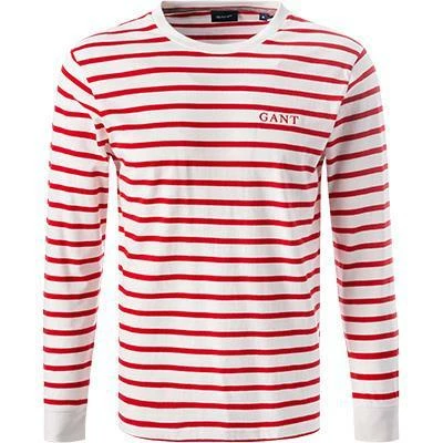 Gant Longsleeve 2004035/620 Baumwolle, Rot-weiß gestreift, Rot-weiß – Bild 2