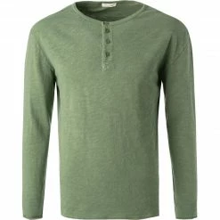 American Vintage Longsleeve MSON02CG/boa vintage Baumwolle, Grün meliert