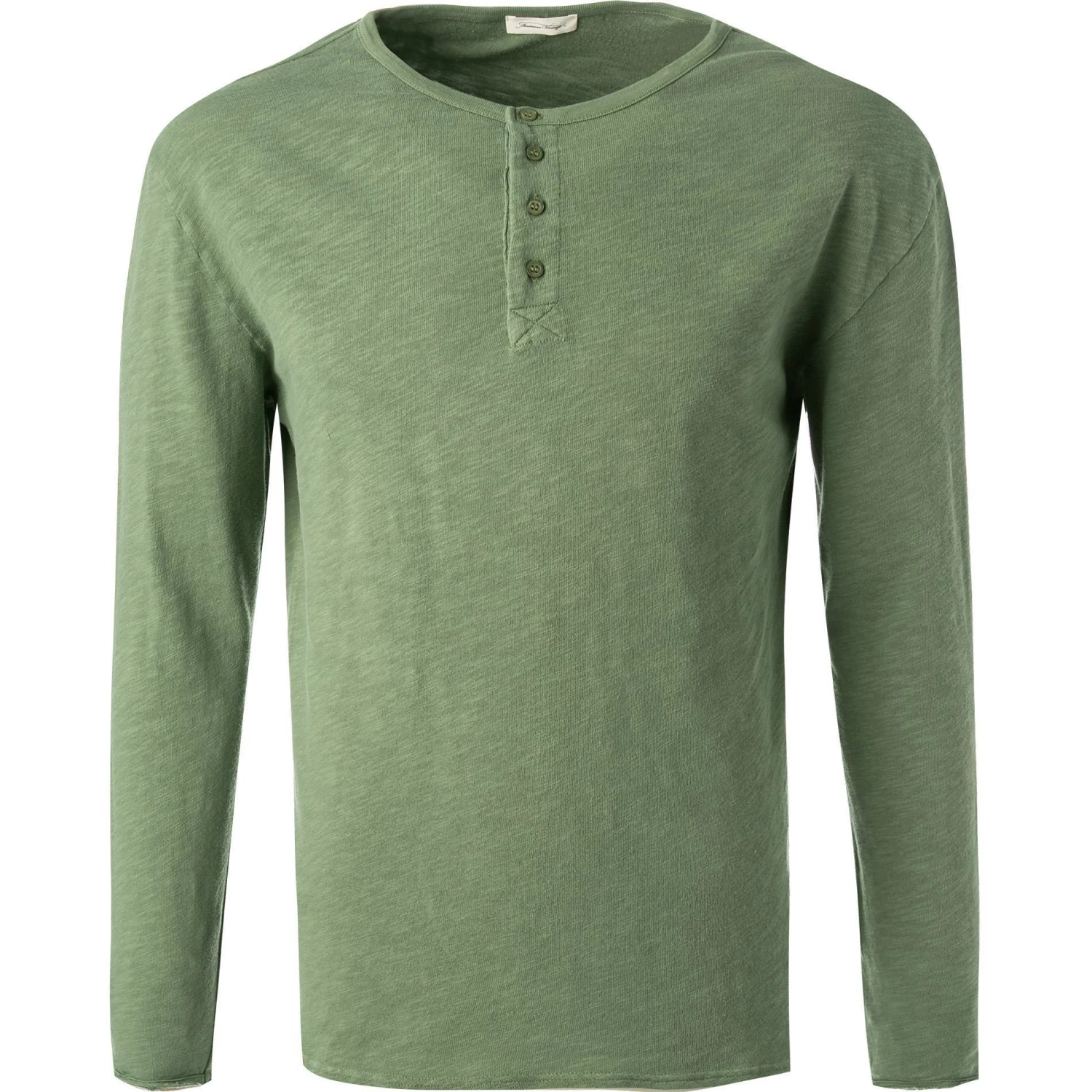 American Vintage Longsleeve MSON02CG/boa vintage Baumwolle, Grün meliert