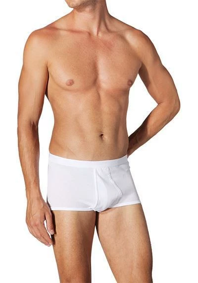 Schiesser Feinripp Slip weiß 005129/100 Trunk, Baumwolle – Bild 3