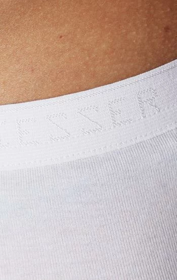 Schiesser Feinripp Slip weiß 005129/100 Trunk, Baumwolle – Bild 4