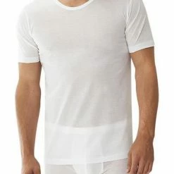 Zimmerli Royal Classic 252 T-Shirt SS 252/8125/01 Baumwolle merzerisiert, Weiß, White