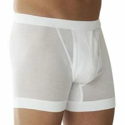 Zimmerli Royal Classic 252 Boxer Short 252/8476/01 Trunk, Baumwolle, Weiß, White