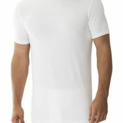 Zimmerli Pureness 700 Shirt SS 700/1341/01 T-Shirt, Micromodal OEKO-TEX, Weiß, White